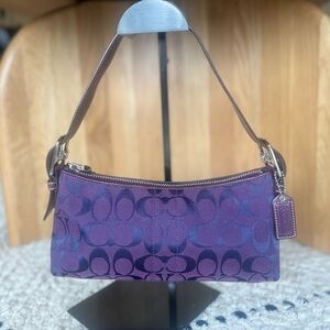 Rare Coach Vintage Y2K 2004 East West Purple/Plum Bag💜